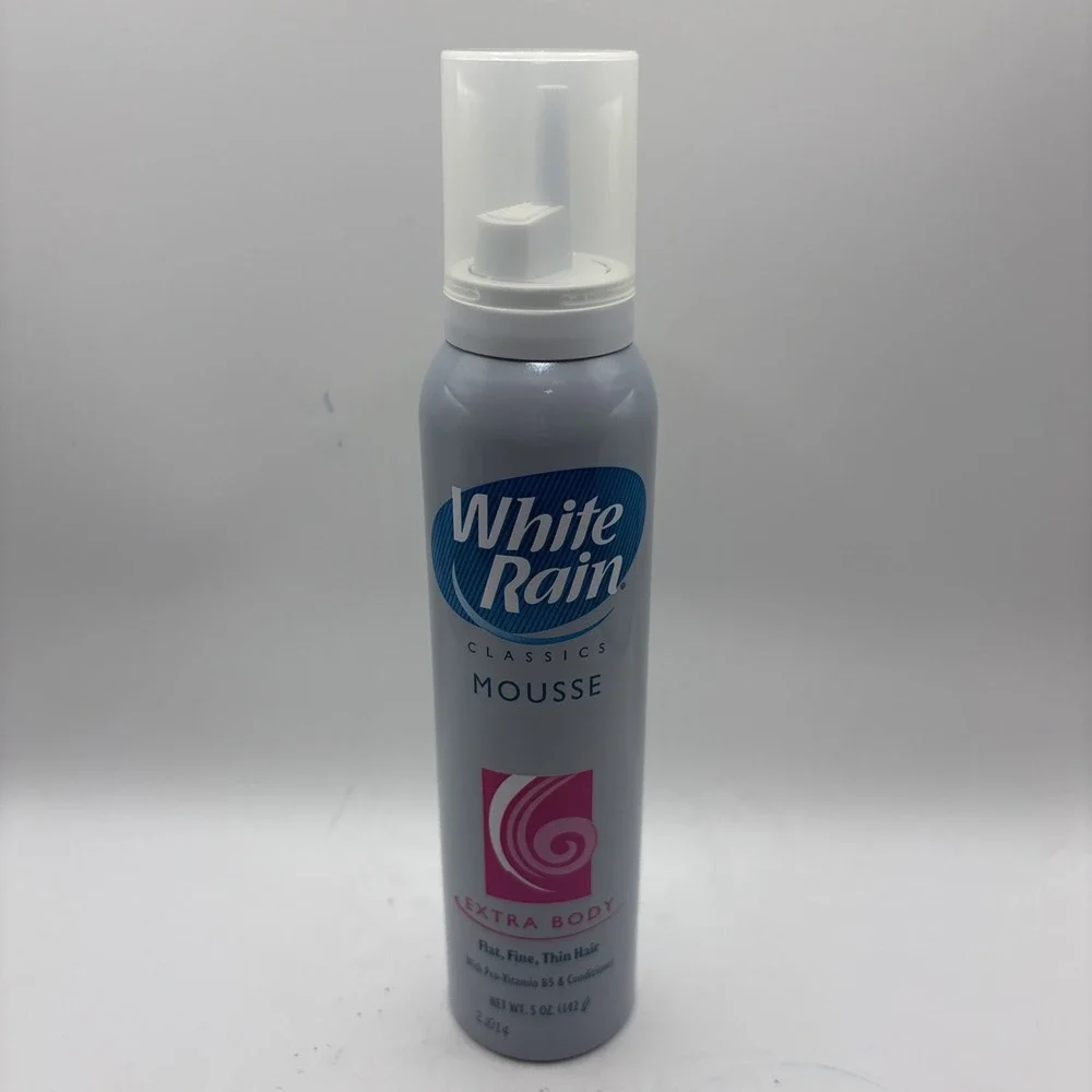 Vintage 2001 White Rain Classic Mousse Flat Fine Thin Hair‎ 5 Oz Discontinued